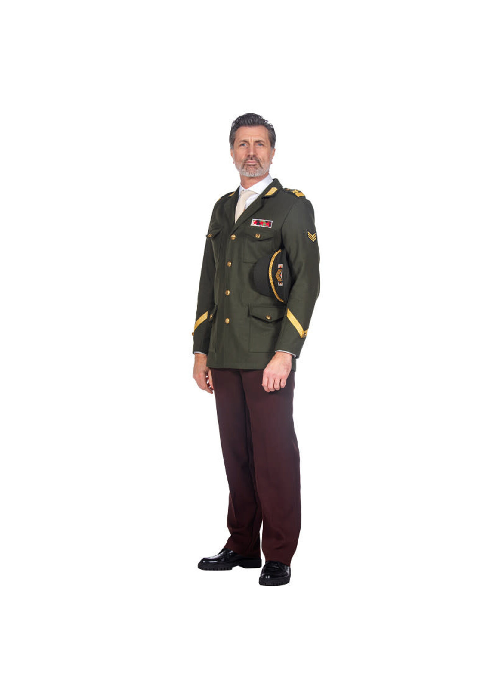 Feestkleding Breda Luxe legerofficiers jas