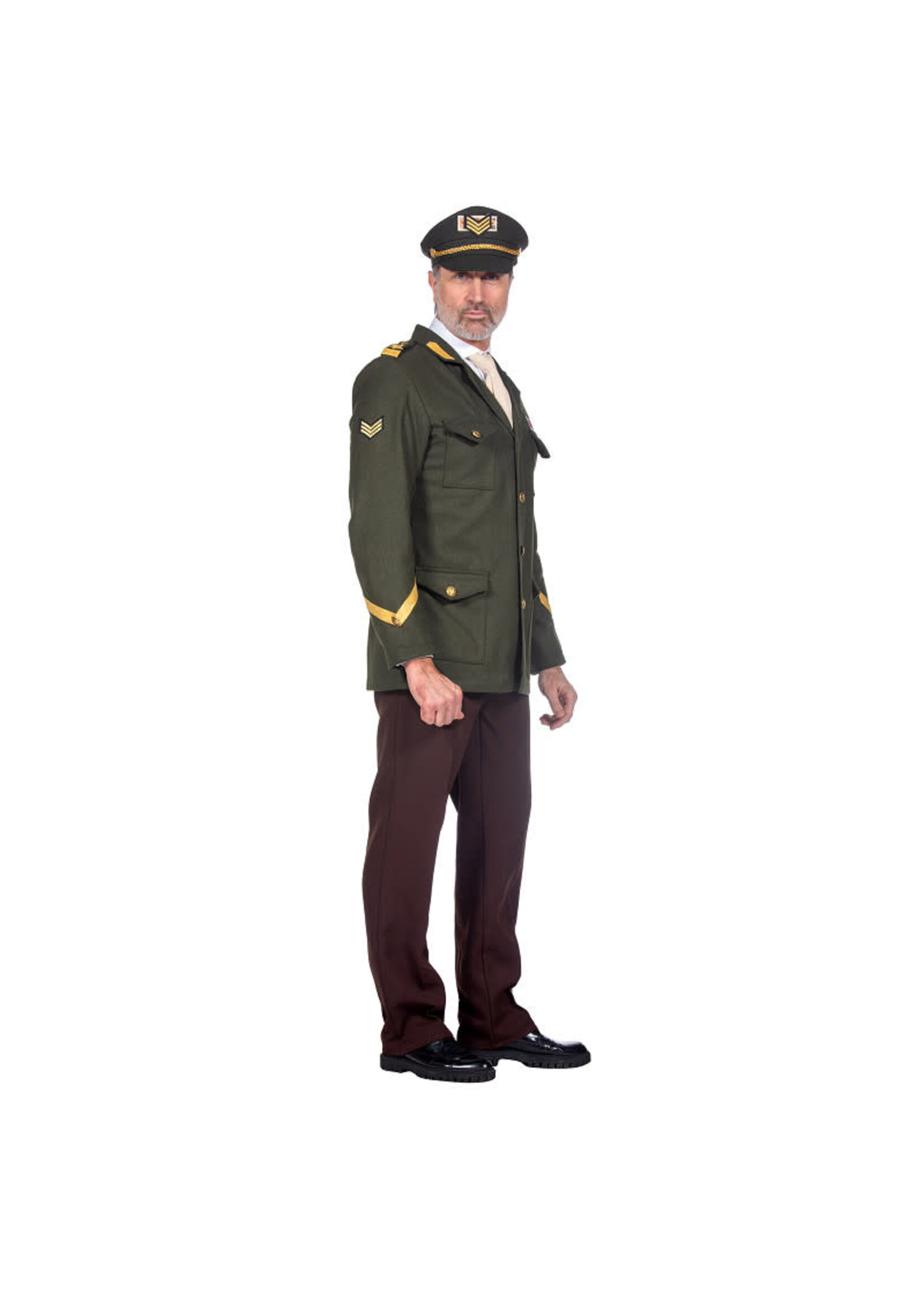 Feestkleding Breda Luxe legerofficiers jas