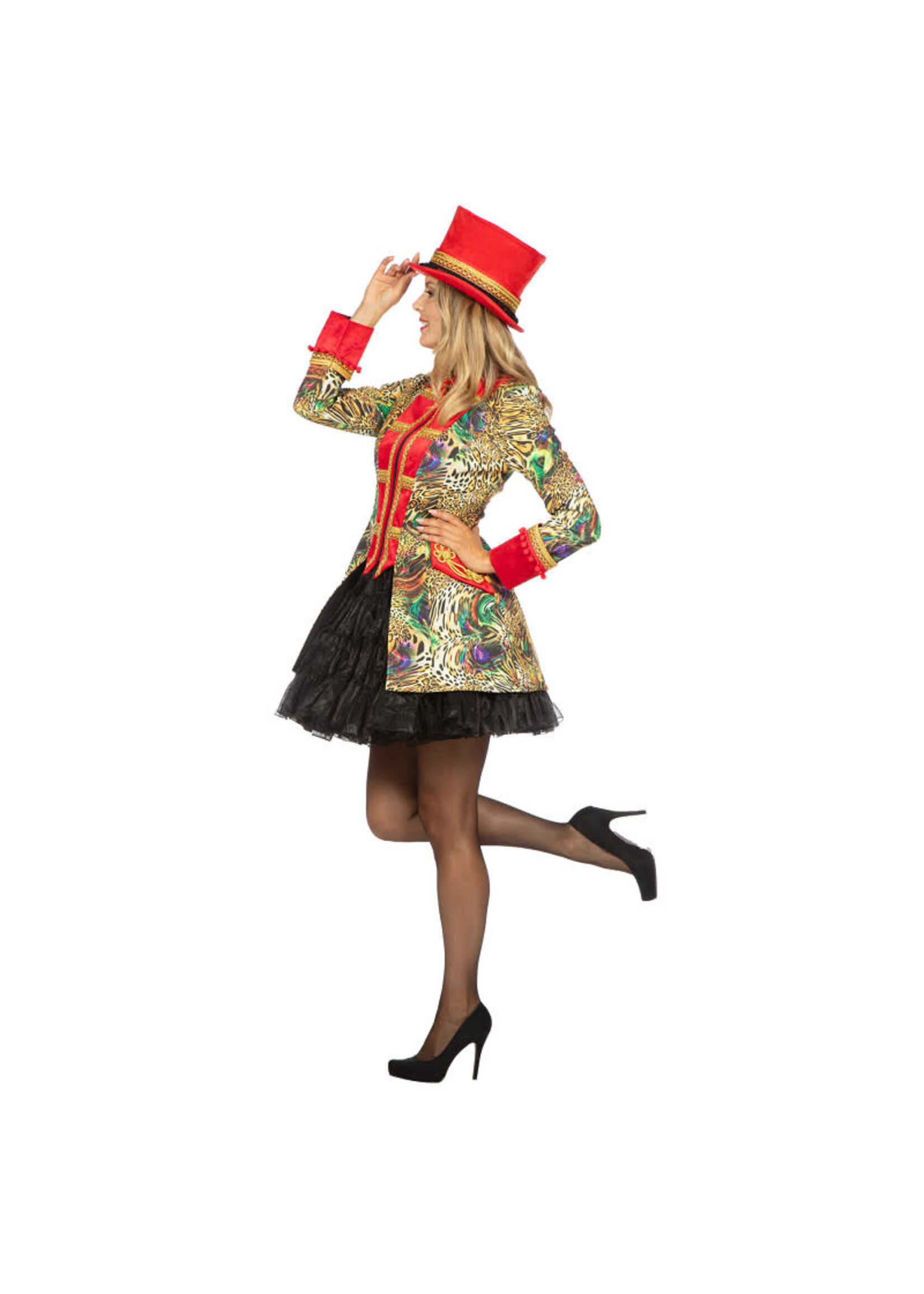 Wilbers & Wilbers Luxe jas panter rood Dames