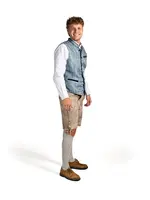 Samex Heren Oktoberfest Gilet Blauw