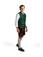 Samex Heren Oktoberfest Gilet David Groen