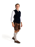 Samex Heren Oktoberfest Gilet Alex Blauw