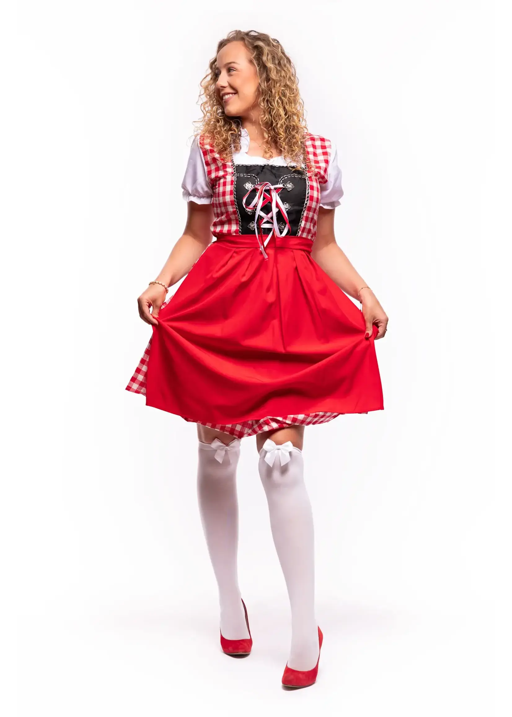 Samex Dirndl 'Annabelle' Rood