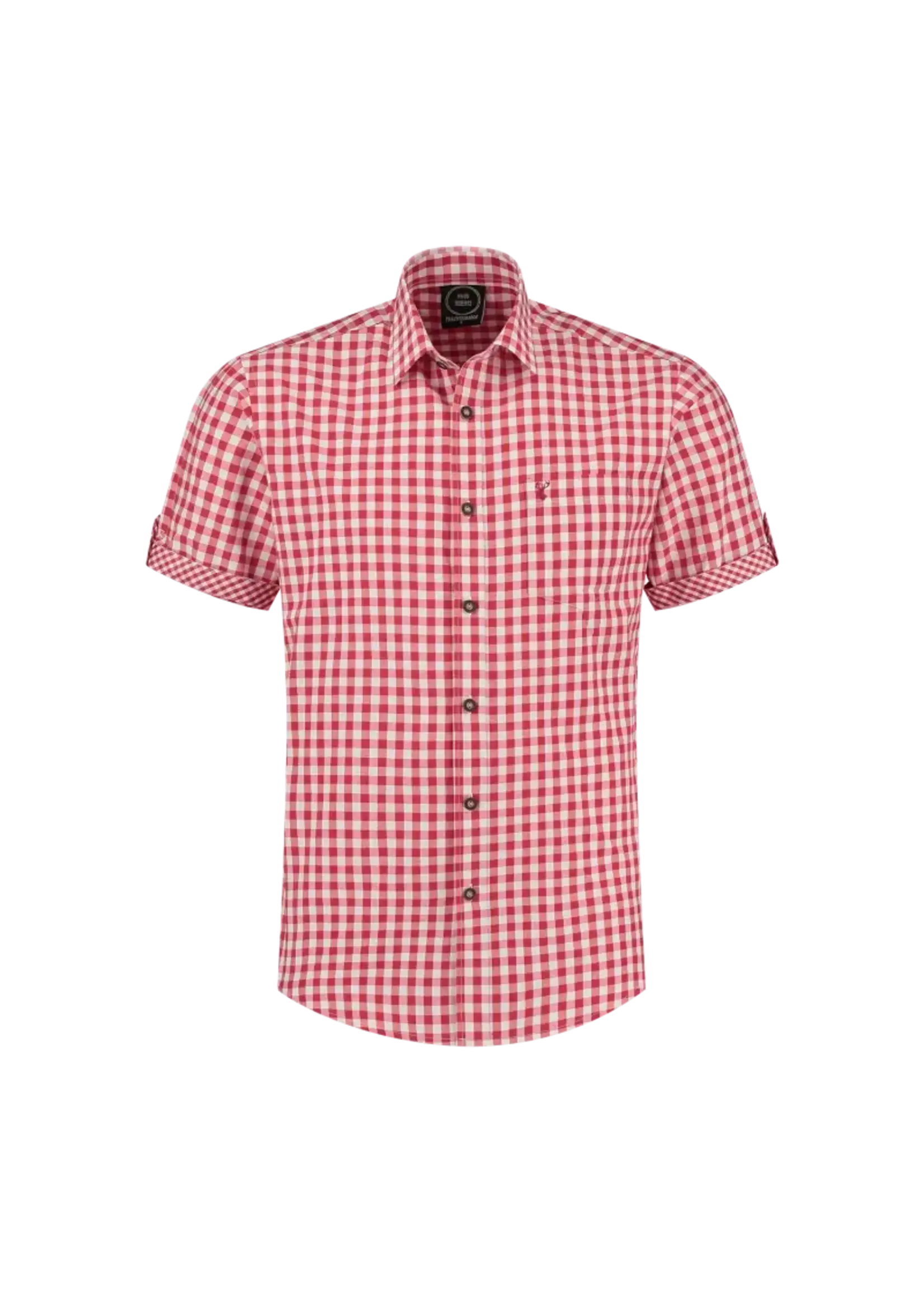 Haus Huberts Tirolerblouse rood/wit korte mouw