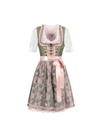 Haus Huberts Dirndl 2-delig groen / oudroze