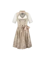 Haus Huberts Dirndl 2-delige Jacquard, crèmekleurig