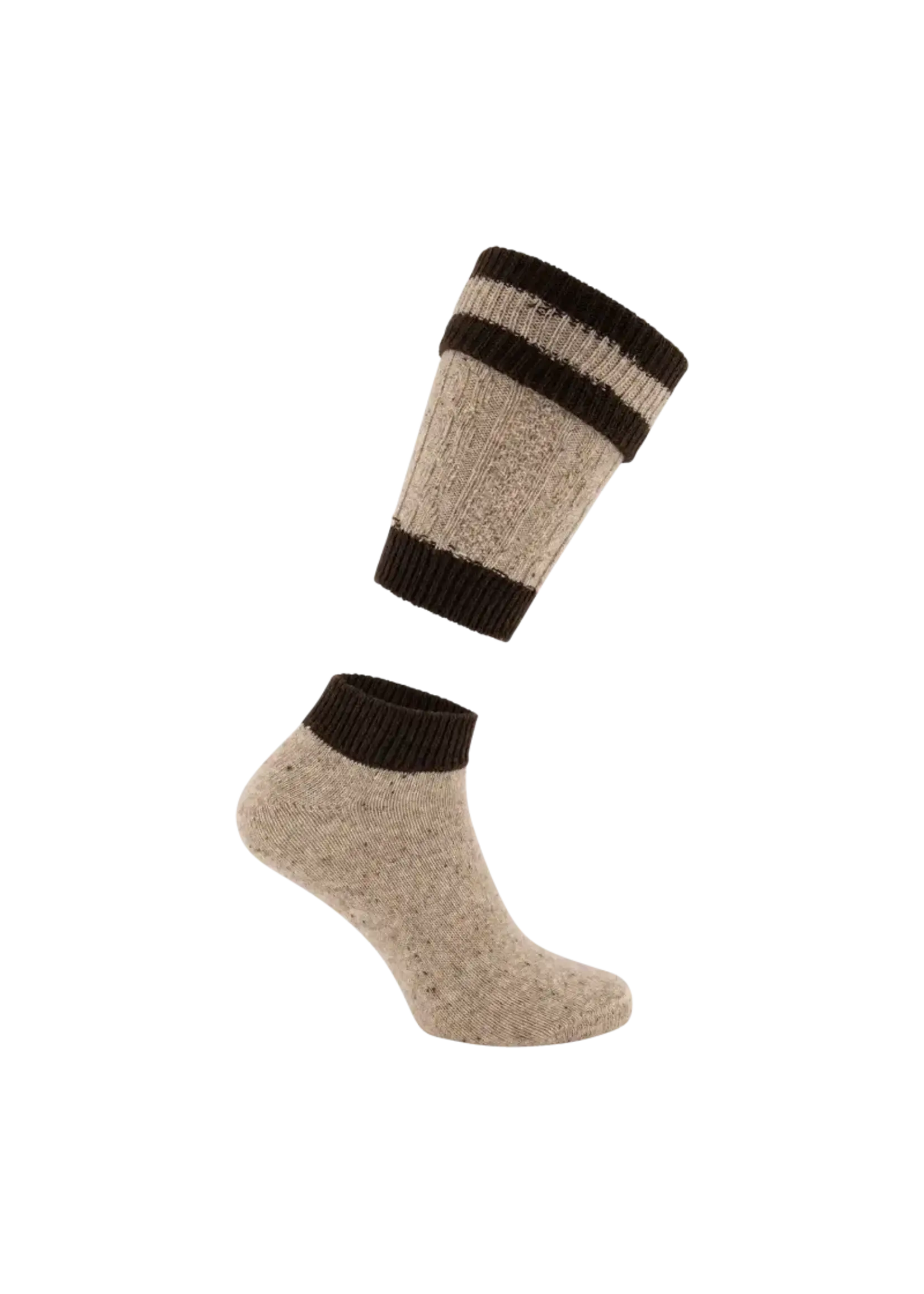 Haus Huberts Loferlset, 2-delig beige/bruin