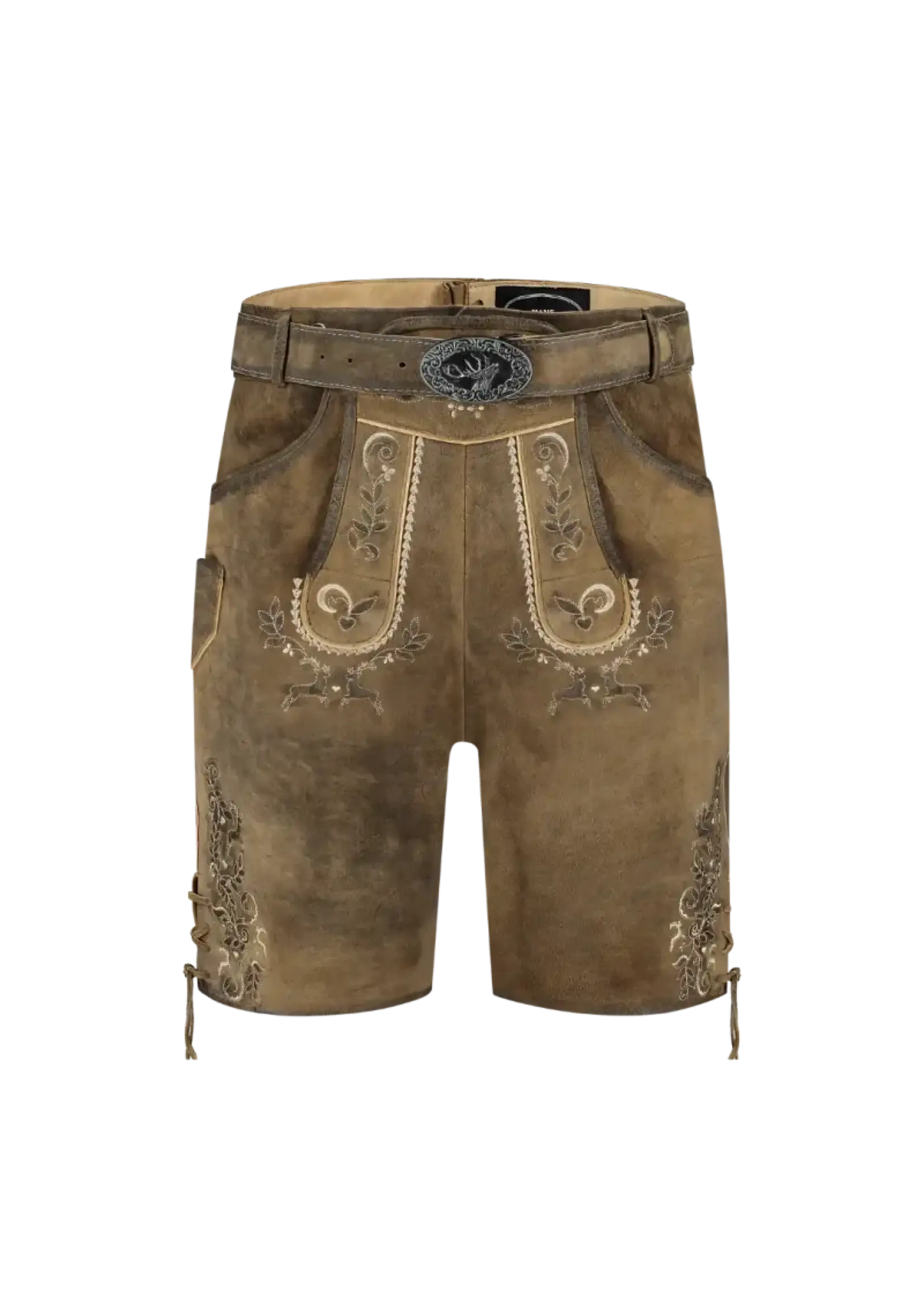 Haus Huberts Lederhosen kort eiken antiek geitenleer