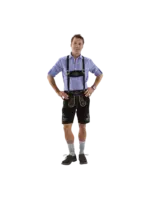 Haus Huberts Lederhose kort zwart