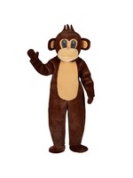 Feestkleding Breda Mascotte kostuum deluxe Aap Bruin