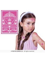 Fiestas Guirca Prinsessen make-up sjabloon