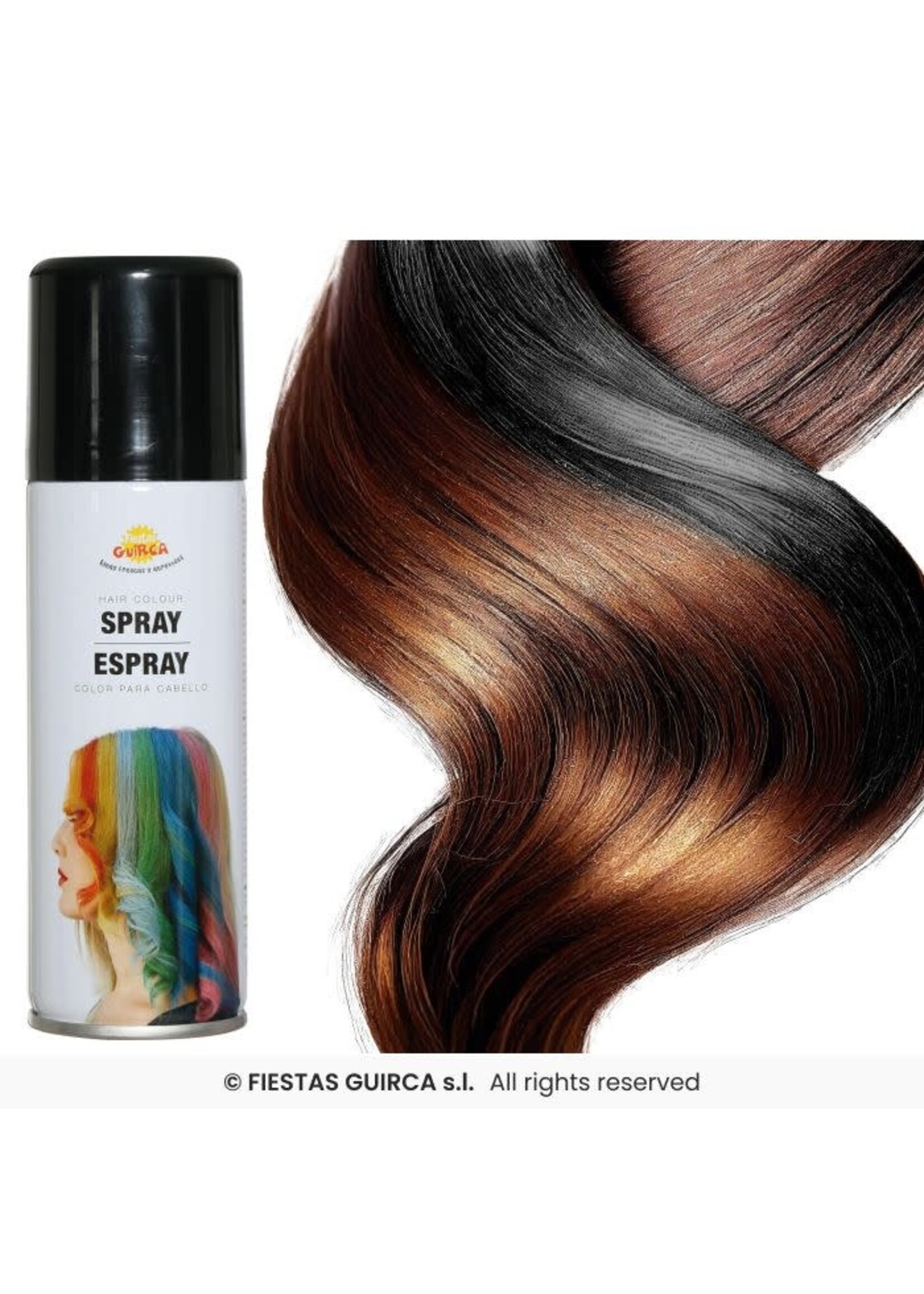Fiestas Guirca Zwarte haarspray