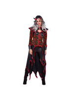 Feestkleding Breda Duivel jas dames