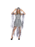 Feestkleding Breda Dames Halloween jurk mummy met capuchon