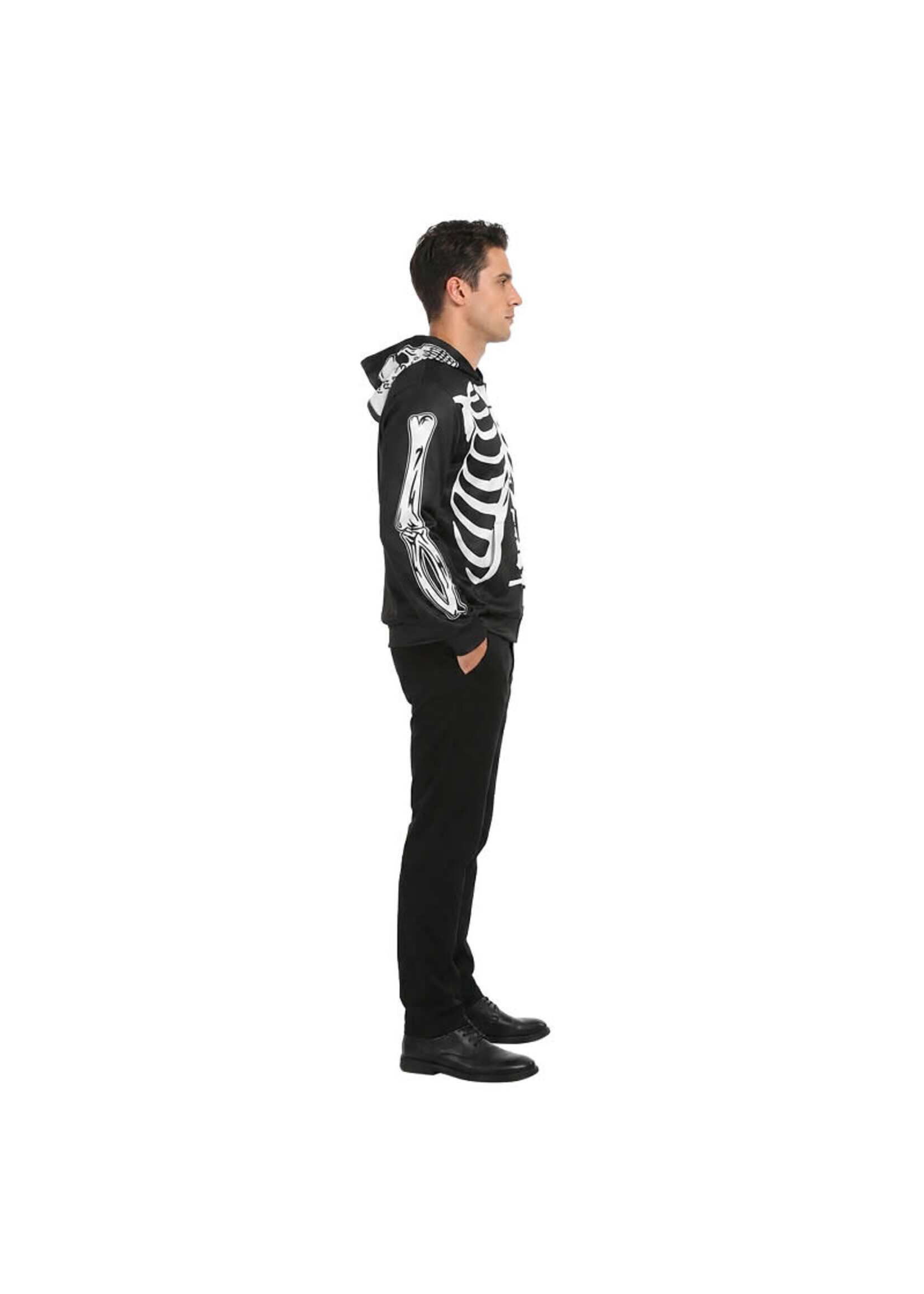 Feestkleding Breda Hoodie met rits skelet