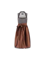 Haus Huberts Dirndl 2-delig, Jaquard, blauw/koper