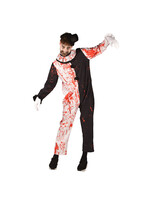 Feestkleding Breda Horror clown heer, zwart-wit
