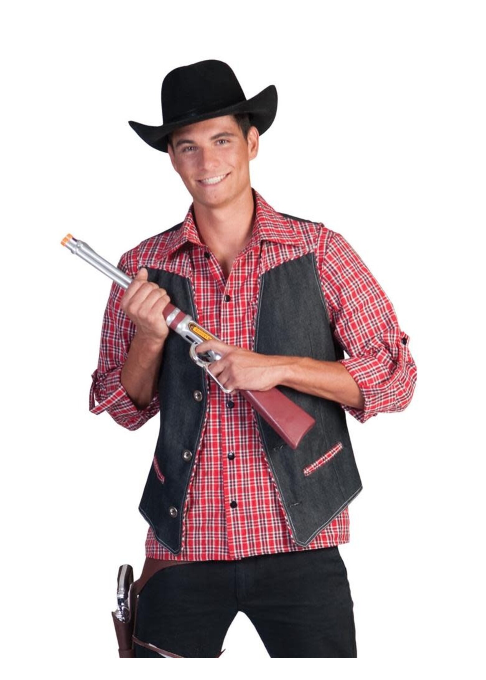 Feestkleding Breda Cowboyvest "Denim Ranger"