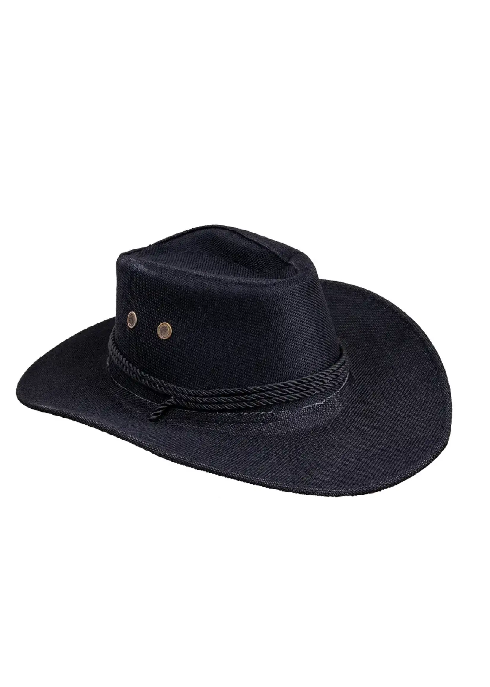 Feestkleding Breda Zwarte cowboyhoed van polyester