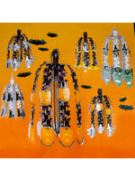 Feestkleding Breda Set van 6 Halloween hangdecoraties