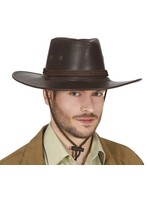 Feestkleding Breda Cowboyhoed bruin