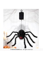 Feestkleding Breda Spin gaat op en neer, schrikeffect, licht, geluid en beweging, 80 cm