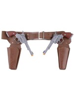 Feestkleding Breda Cowboyholster met 2 pistolen