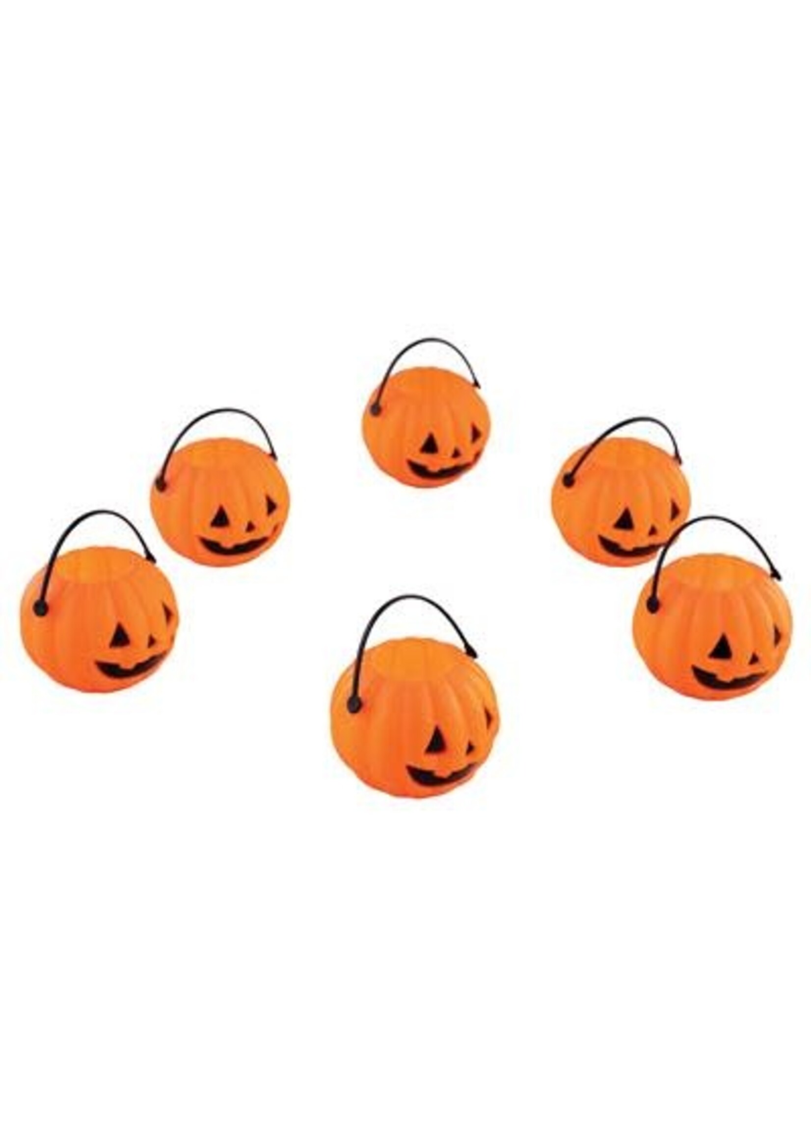 Feestkleding Breda Snoep emmertjes 6 cm pompoen 6 stuks