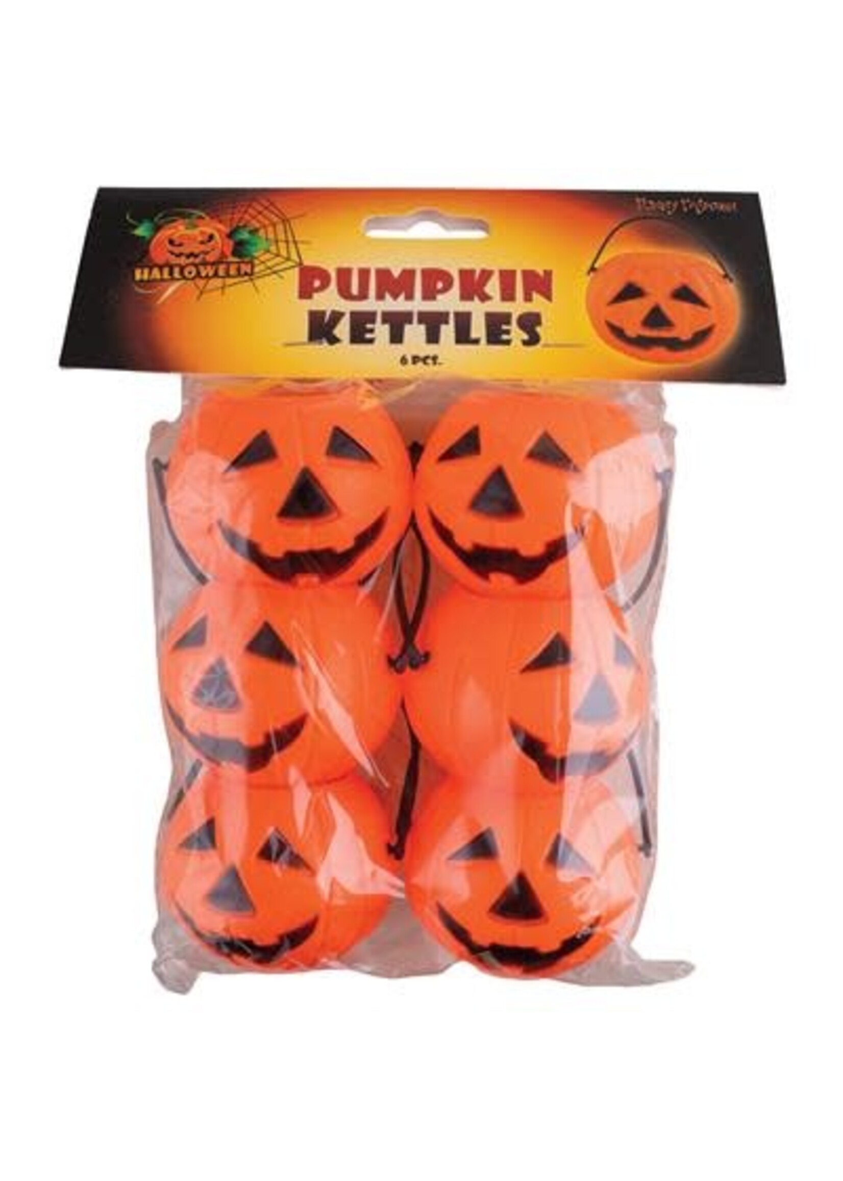 Feestkleding Breda Snoep emmertjes 6 cm pompoen 6 stuks