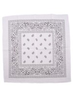 Feestkleding Breda Zakdoek cowboy wit 50 x 50 cm