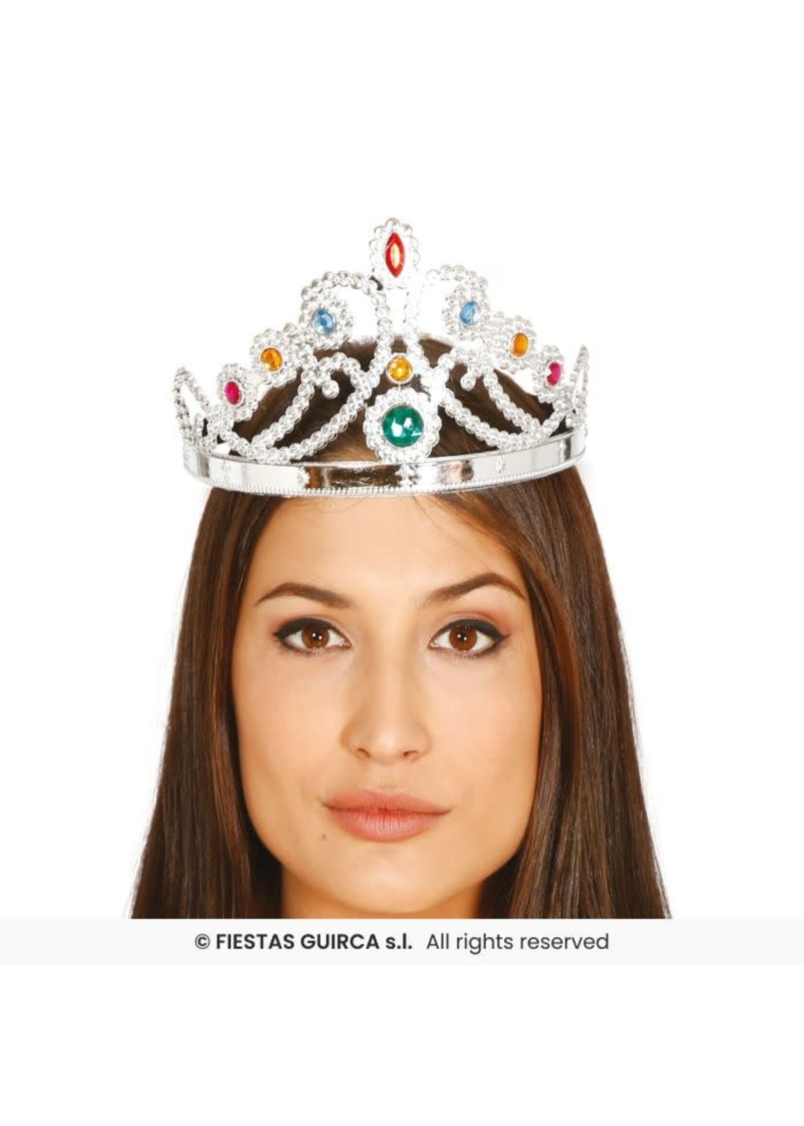 Feestkleding Breda Prinsessen kroon zilver