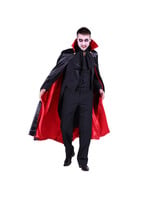 Feestkleding Breda Dracula cape met staande kraag