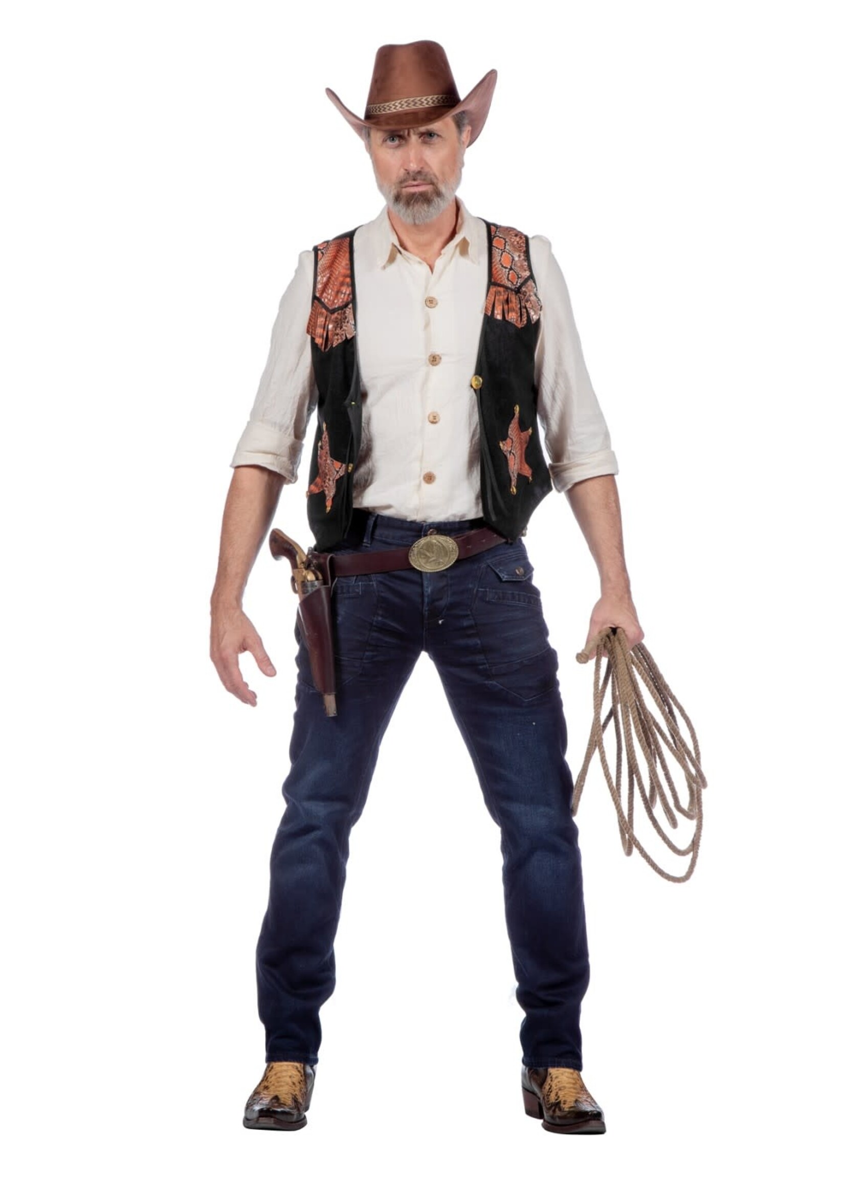 Wilbers & Wilbers Cowboyvest slangenleer