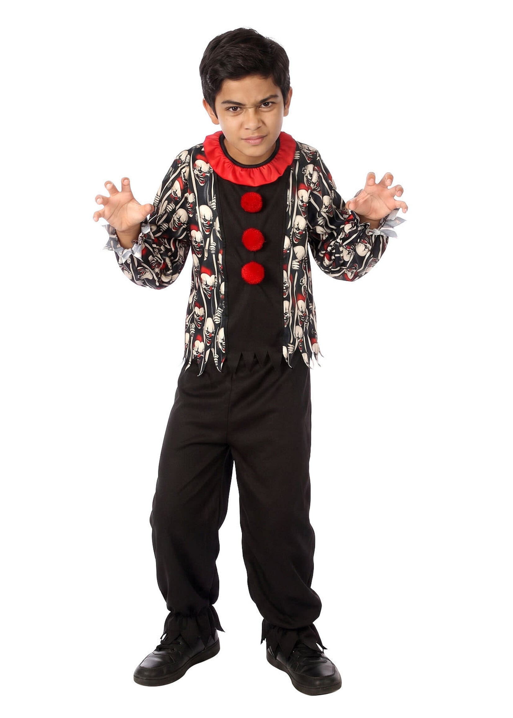 Wilbers & Wilbers Kinderkostuum Halloween horrorclown