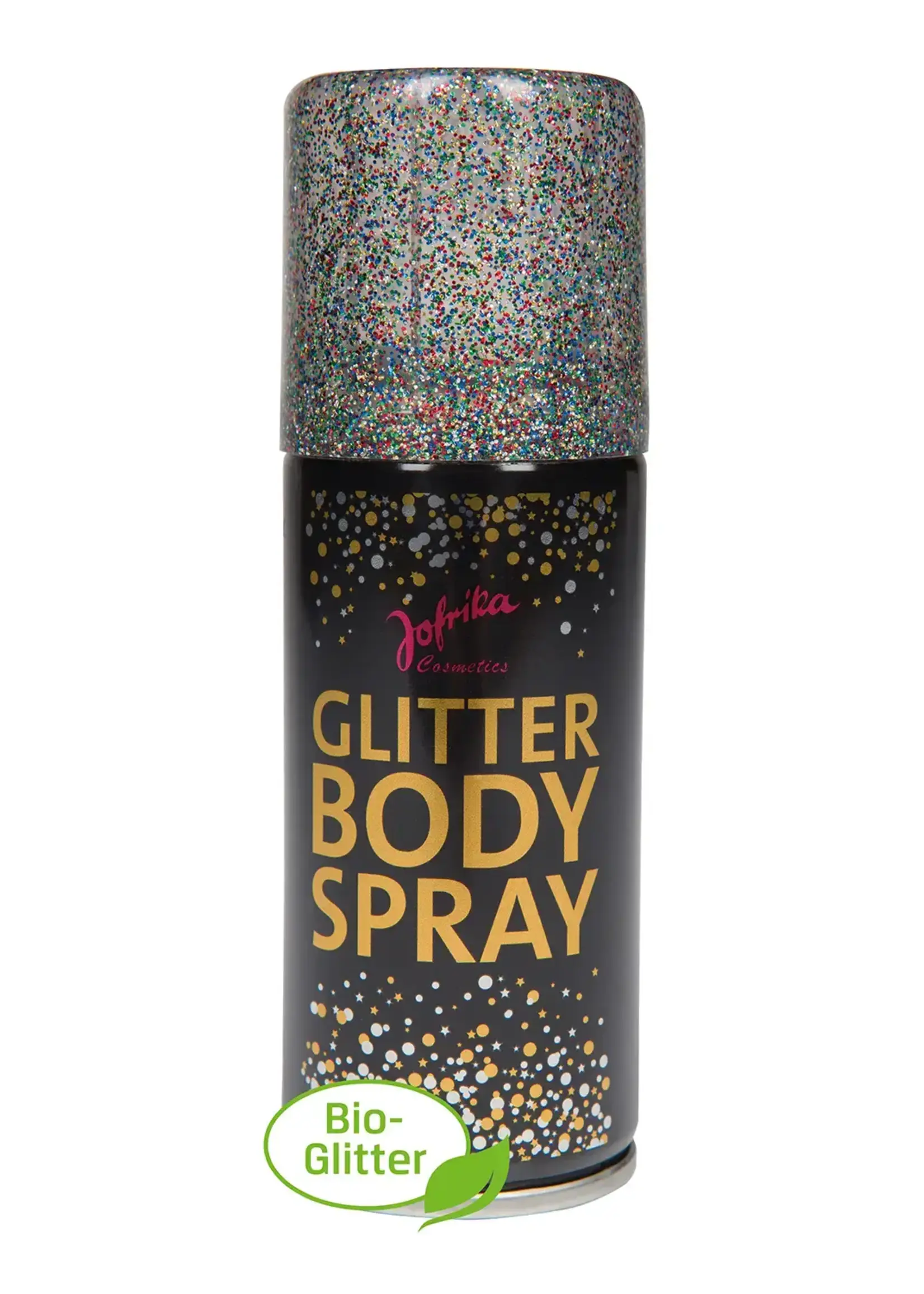 Feestkleding Breda Regenboog bodyspray met glitters