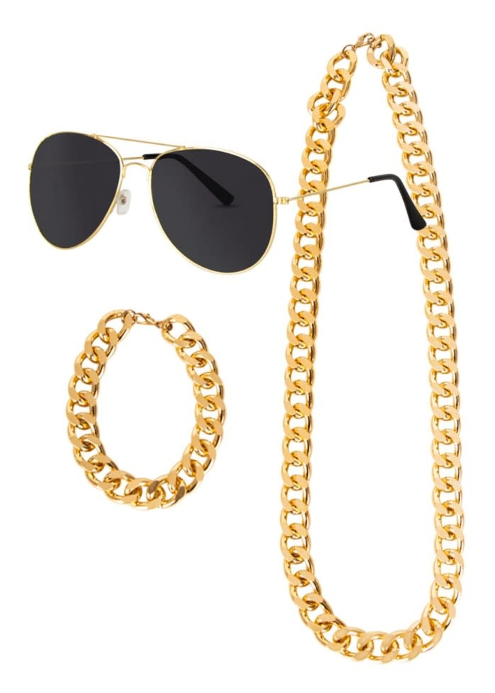 PartyXplosion Pimp accessoire set 3-stuks
