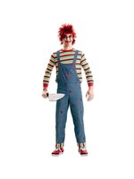 Haza-Witbaard Killer Doll kostuum volwassenen