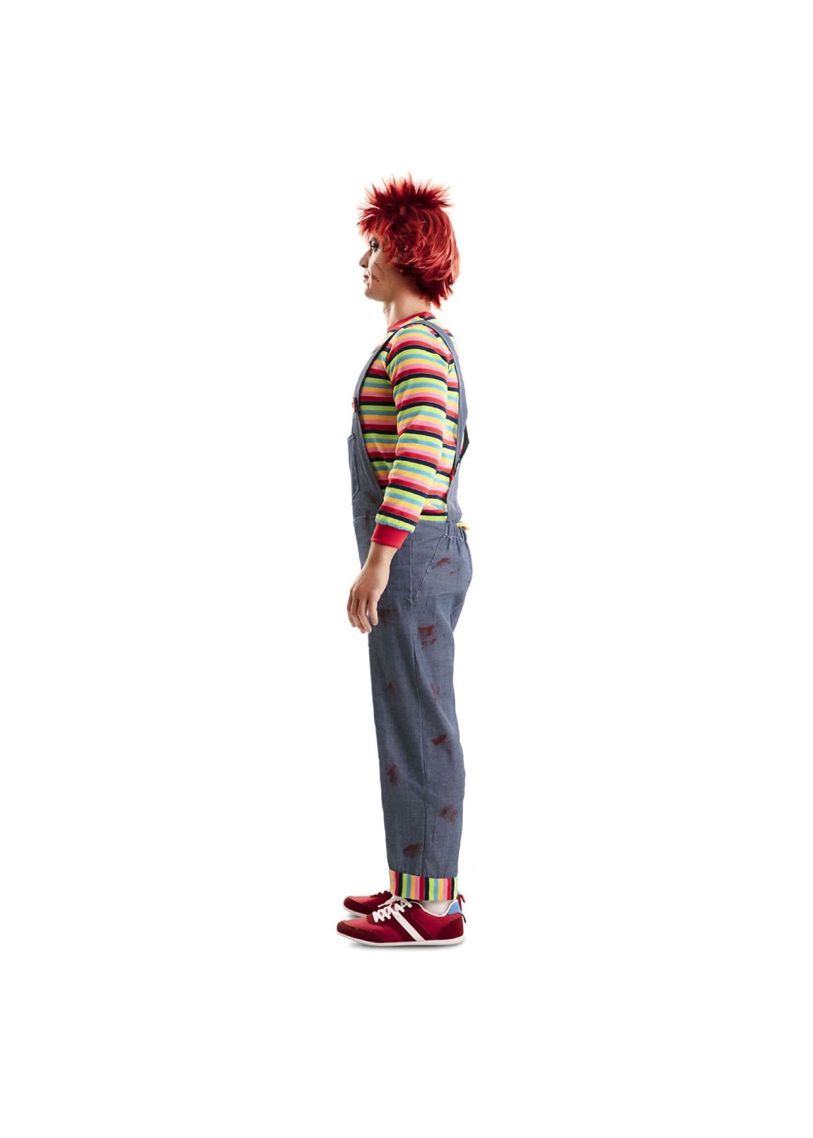 Haza-Witbaard Killer Doll kostuum volwassenen