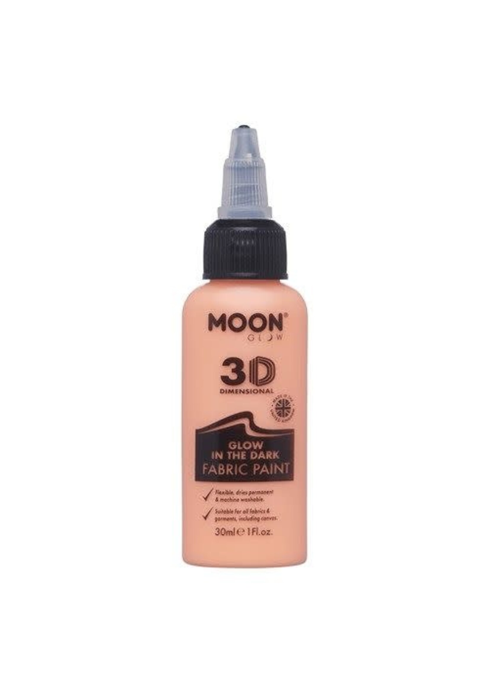 MoonGlow Oranje glow in the dark textielverf (30 ml)