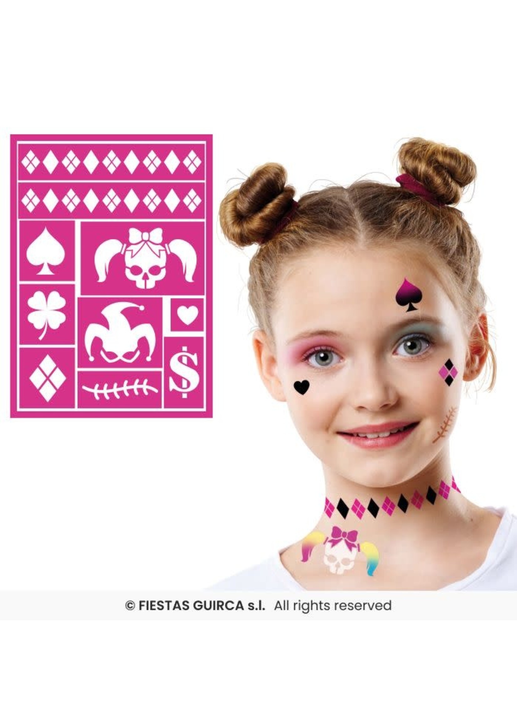 Fiestas Guirca Sjabloon Harlequin