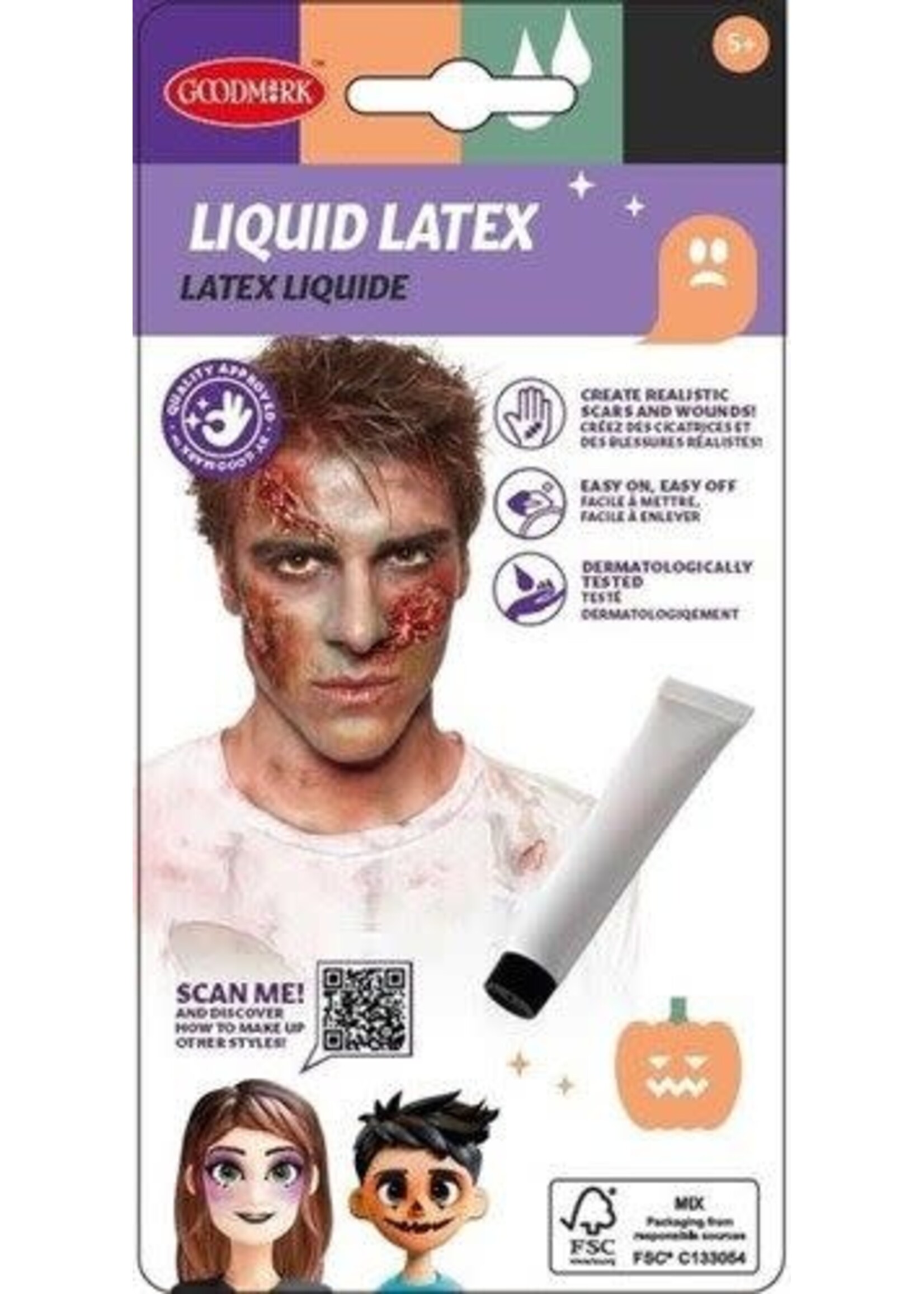 Feestkleding Breda Tube vloeibare latex (20 ml)