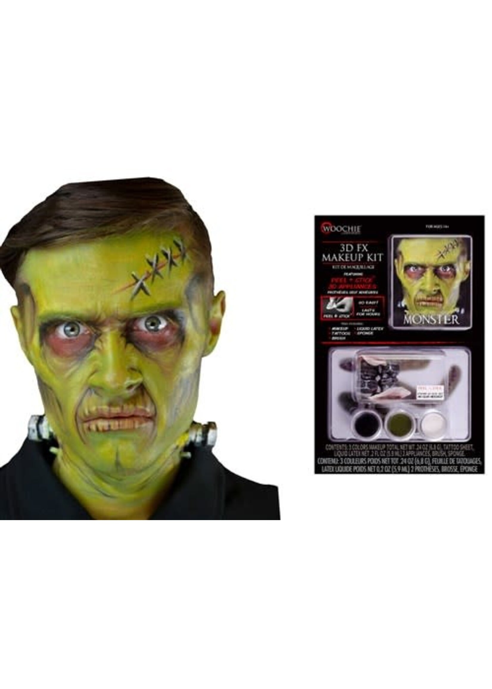 Feestkleding Breda Applicatie latexkit monster Frankenstein