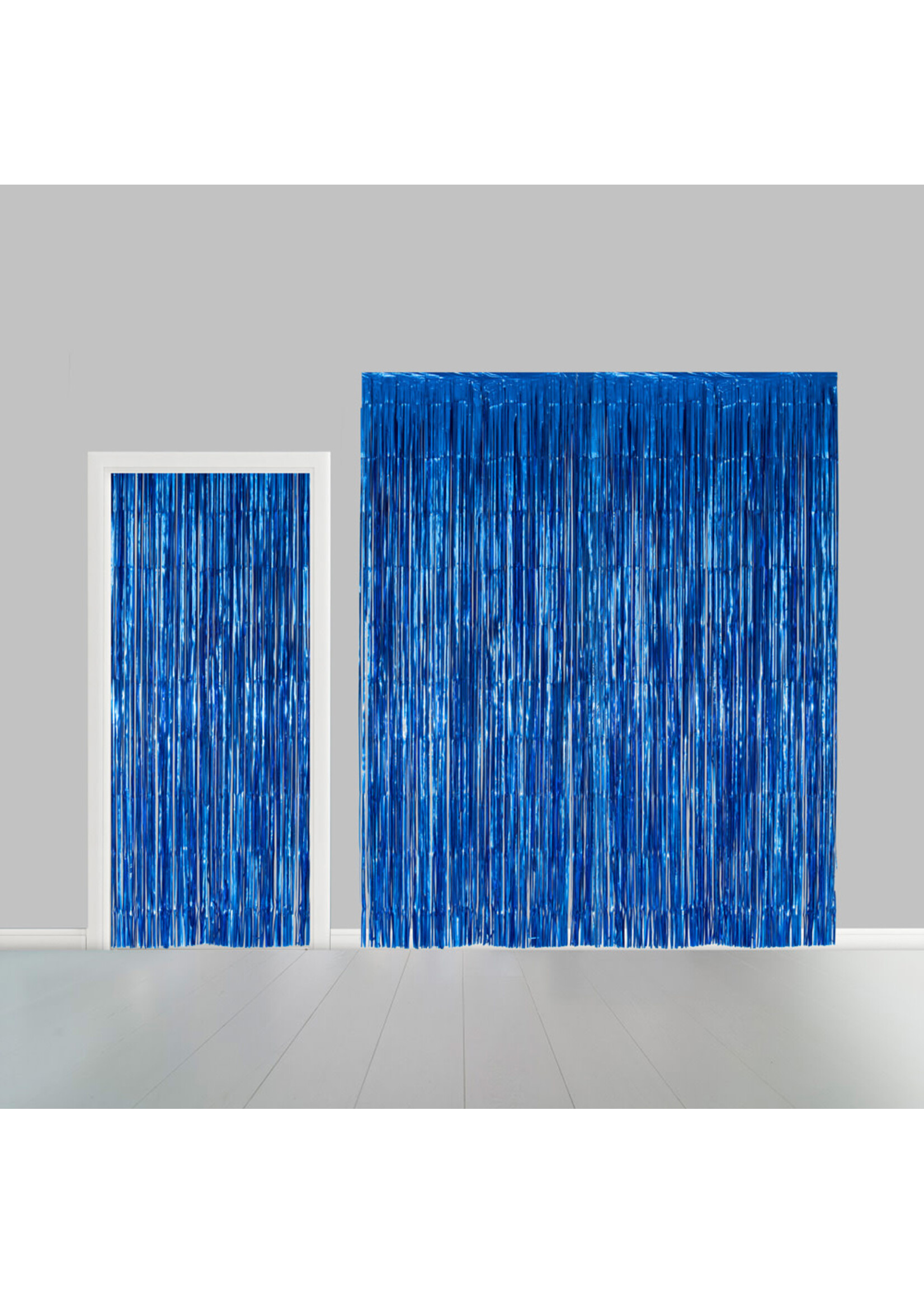 Globos Europe Feestgordijn 100x240cm blauw