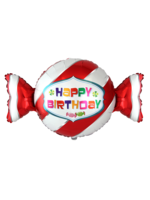 Globos Europe Folieballon Sweet Candy Happy Birthday 53 x 91 cm