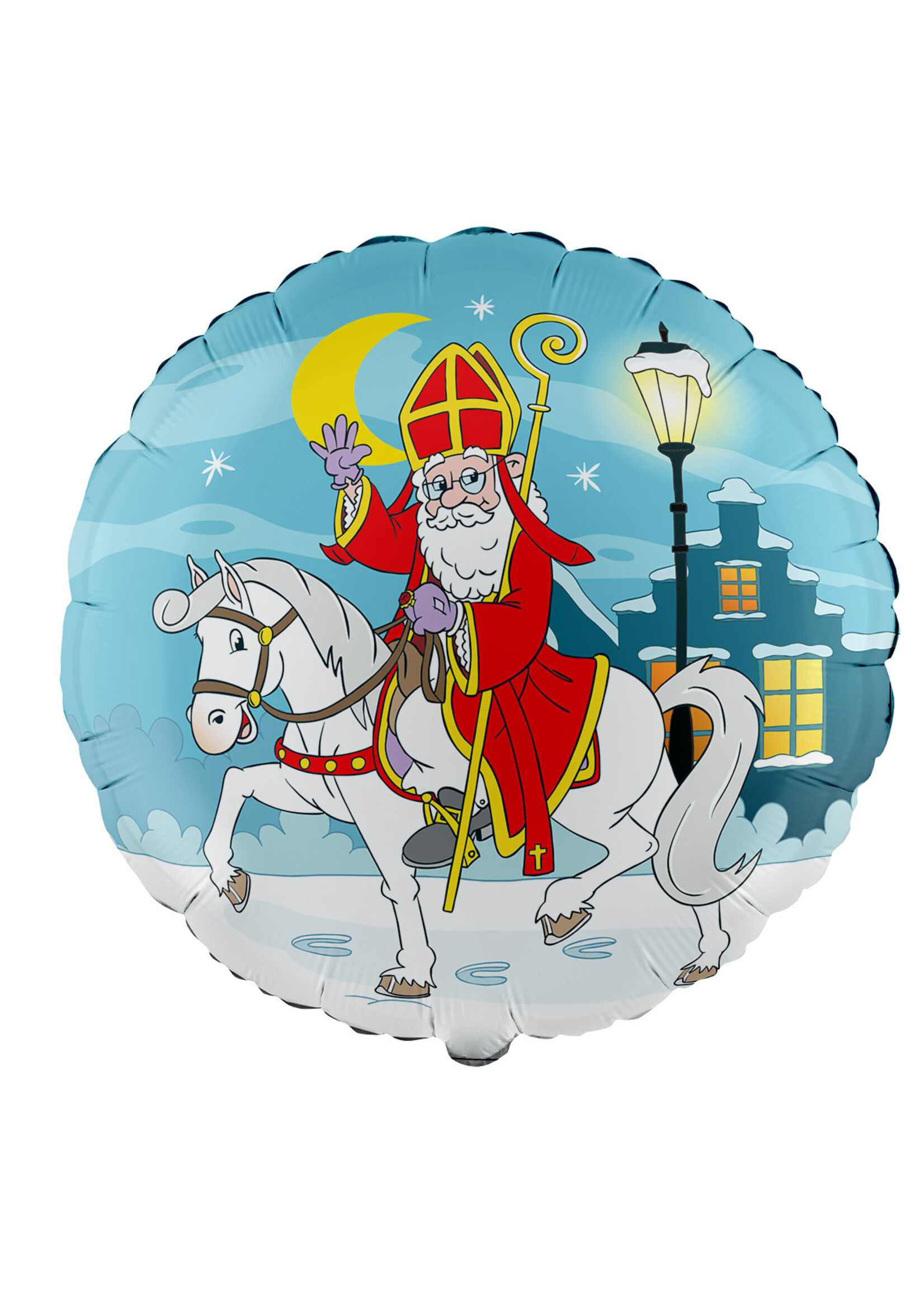 We Fiesta Party Folieballon Sinterklaas 18inch/46 cm