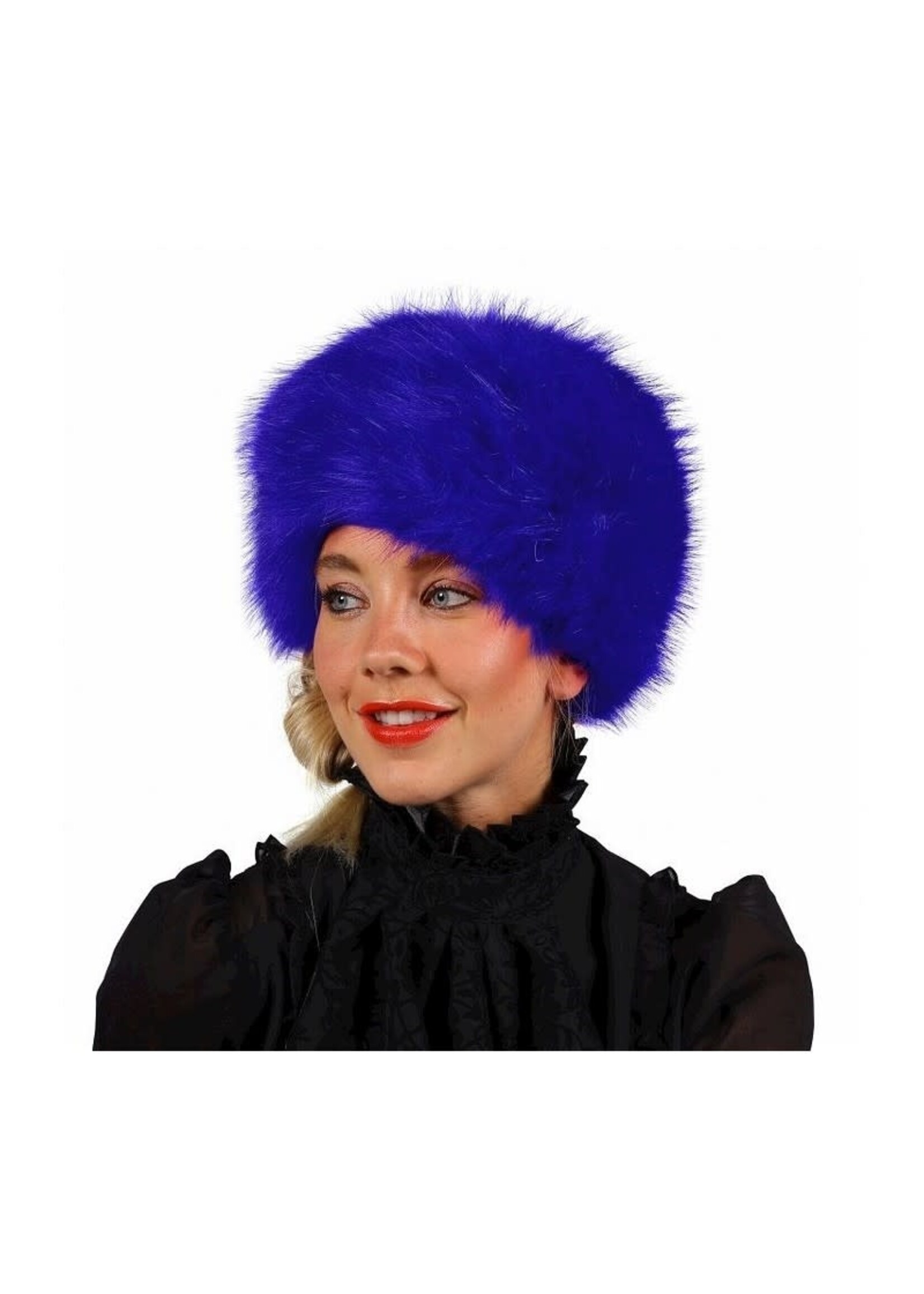 Thetru Blauwe bontmuts
