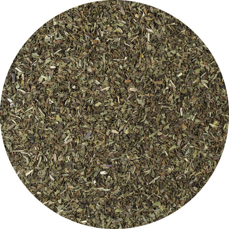 Muntblad gesneden Muntblad gesneden