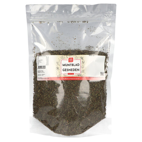 Muntblad gesneden Muntblad gesneden