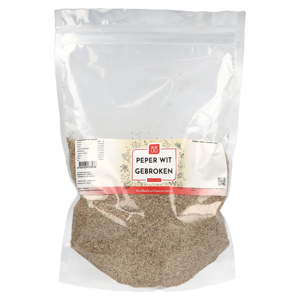 Peper wit gebroken Peper wit gebroken