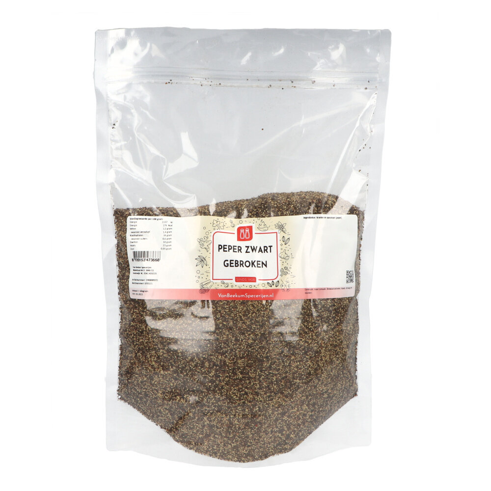 Peper zwart gebroken Peper zwart gebroken